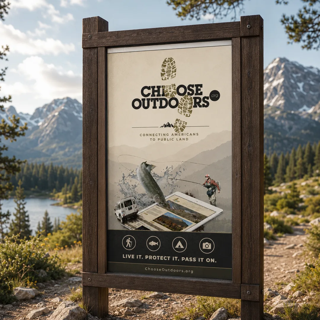 Choose Outdoors branded item