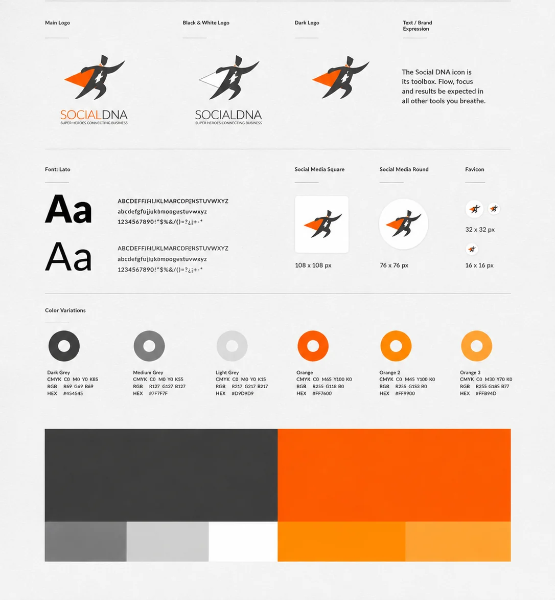 Social DNA brand guidelines