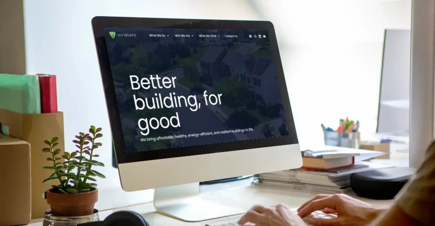 Viridiant website by Planet Media